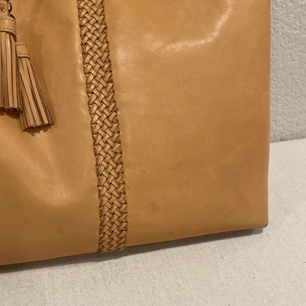 The Sak Tan Leather Hobo Shoulder Bag - Excellent Condition - Picture 10 of 14